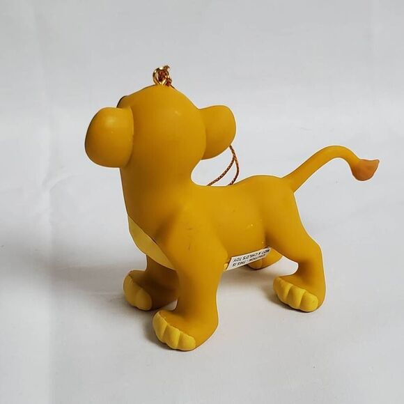 Disney The Lion King Simba Ornament – Vintage 1990s Simba Figure Hanging Decor 3 - Picture 3 of 6